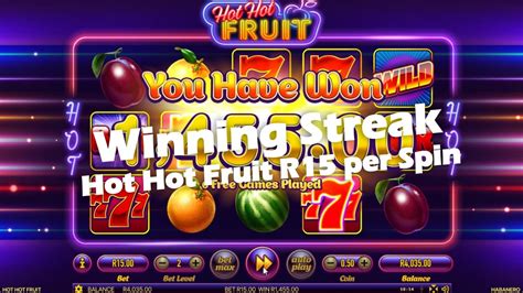 Hot Hot Fruit Winning Strategy .